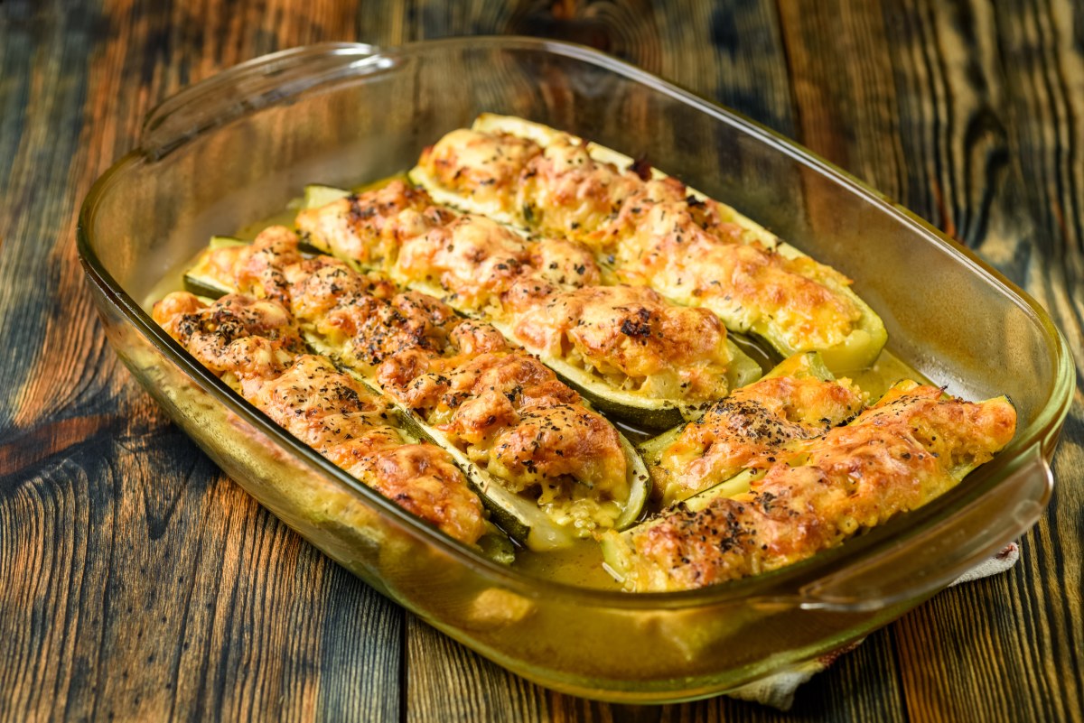 Traditional Stuffed Courgette