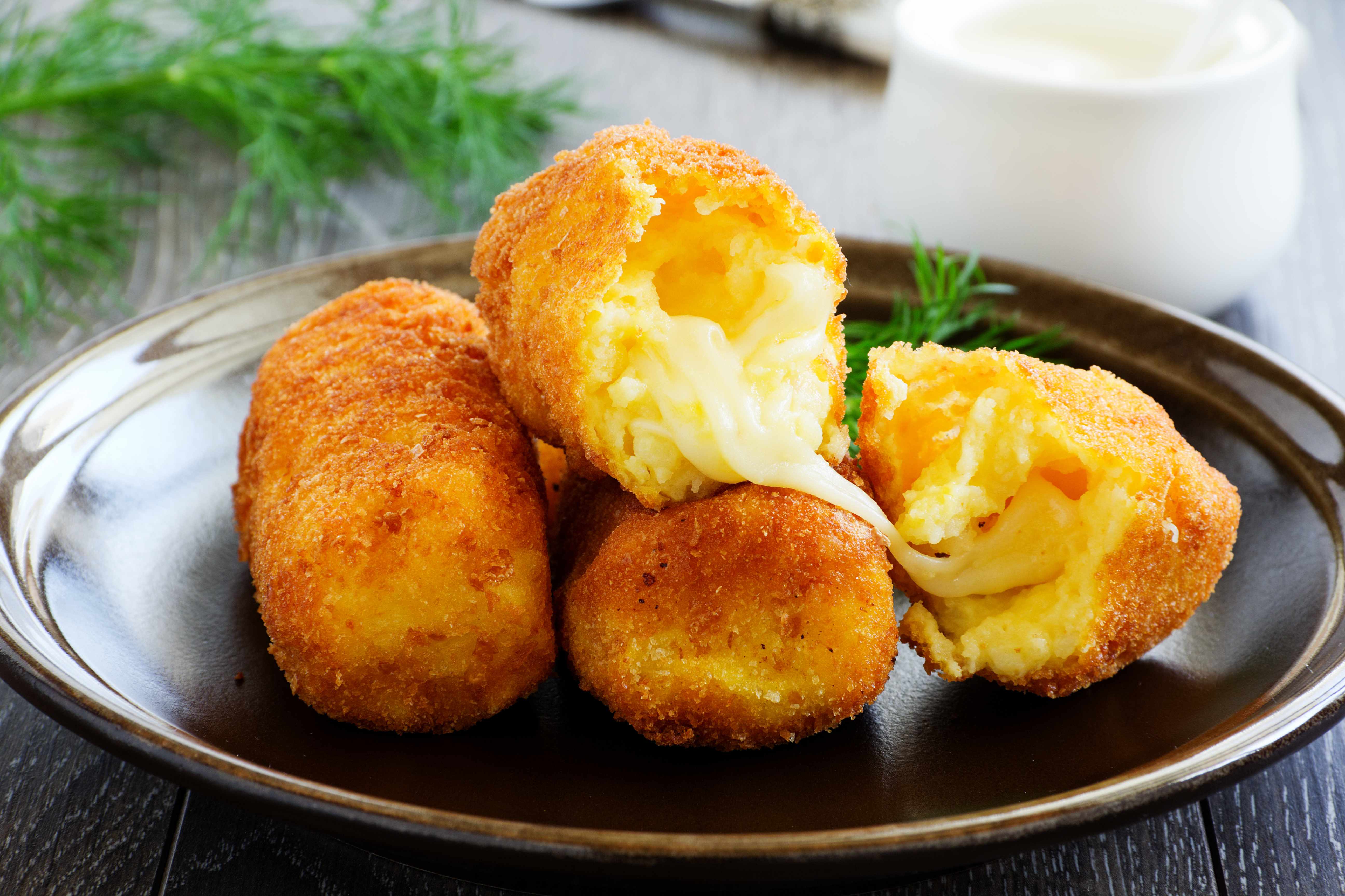 Potato & Mozzarella Cheese Croquette